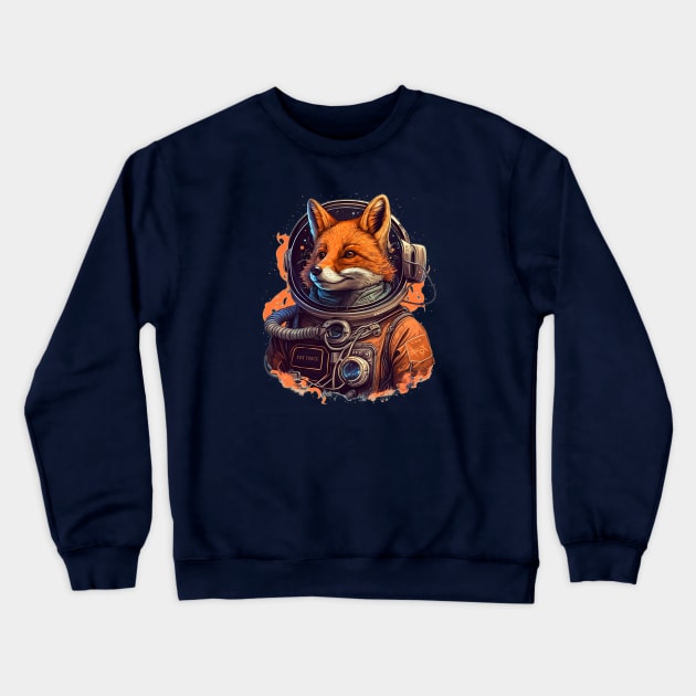 Fox Force - Space Explorer Crewneck Sweatshirt by dmac